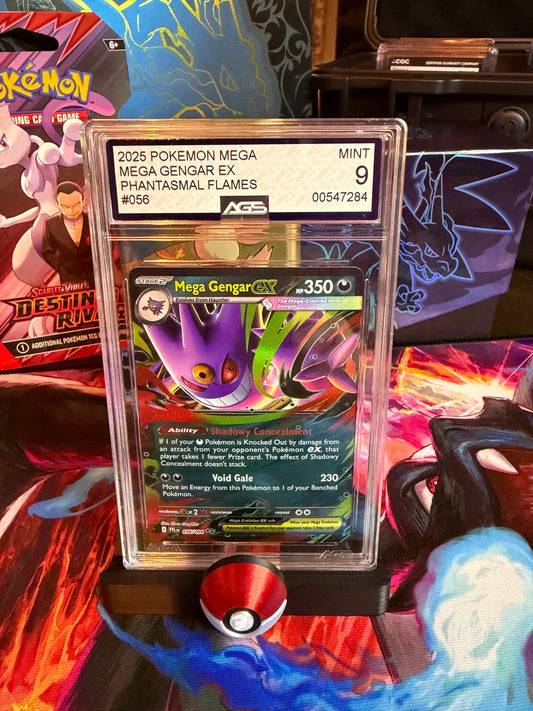 Mega Gengar ex - AGS MINT 9 - ENG 2025 Phantasmal Flames