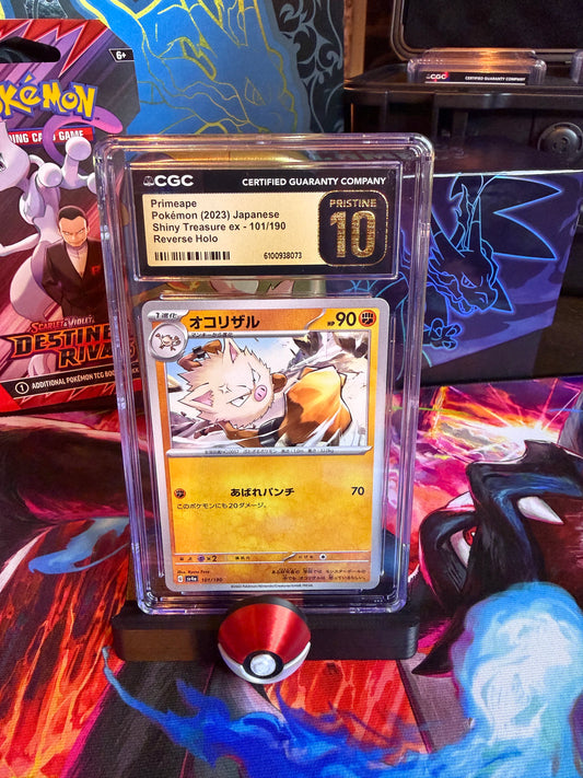 Primeape - CGC PRISTINE 10 - JPN 2023 Shiny Treasure ex REV HOLO