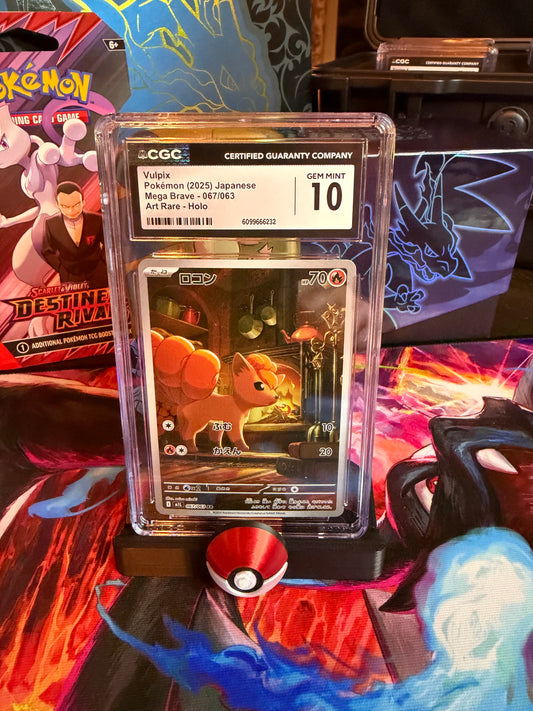 Vulpix ART RARE - CGC GEM MINT 10 - JPN 2025 Mega Brave